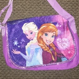 Girls frozen messenger bag